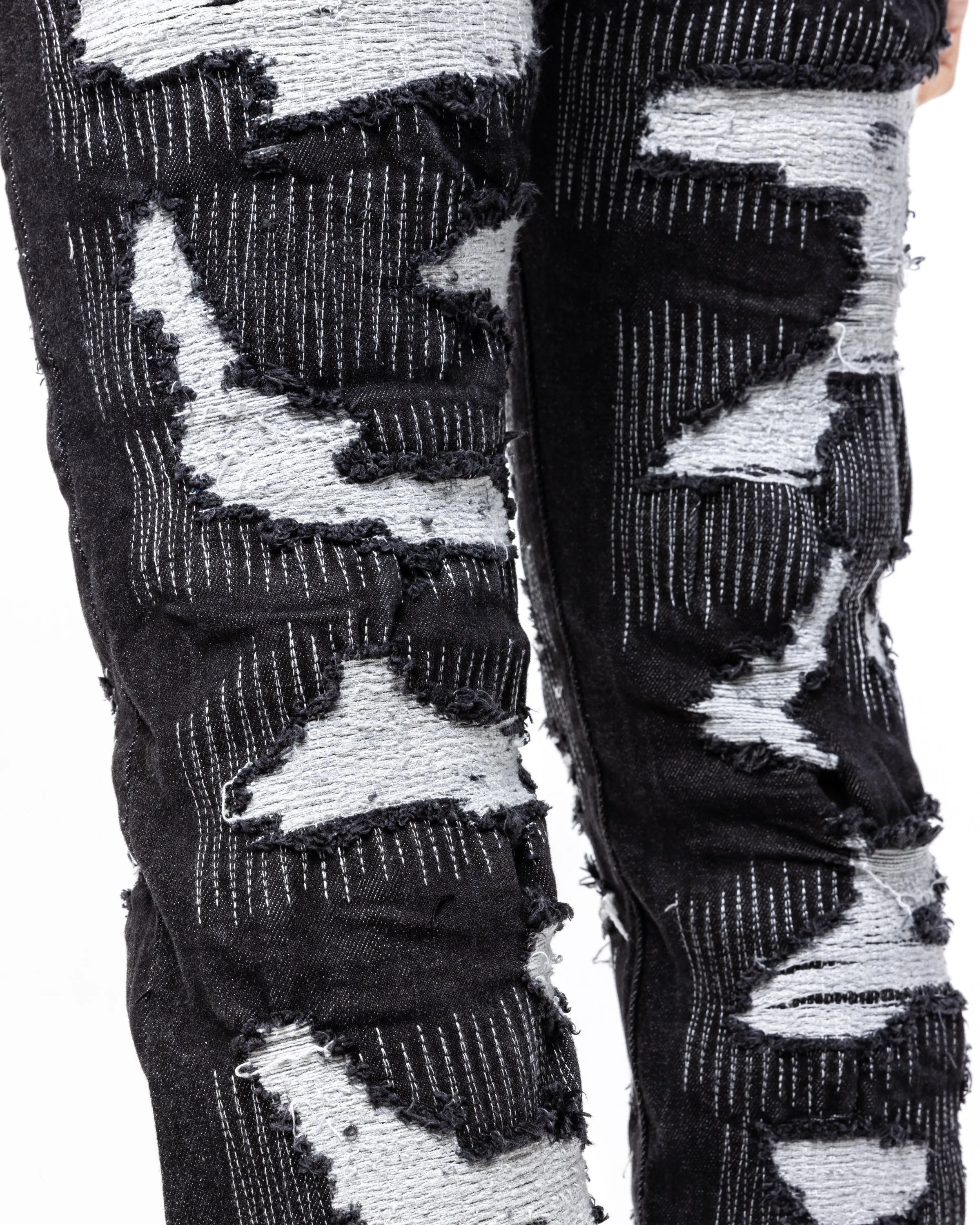 SCAB STACKED DENIM (BLACK GRANITE)
