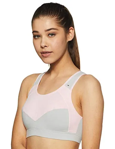 Van Heusen Antibacterial Wireless Lightly Padded Sports Bra (44004_Lt Grey_M)
